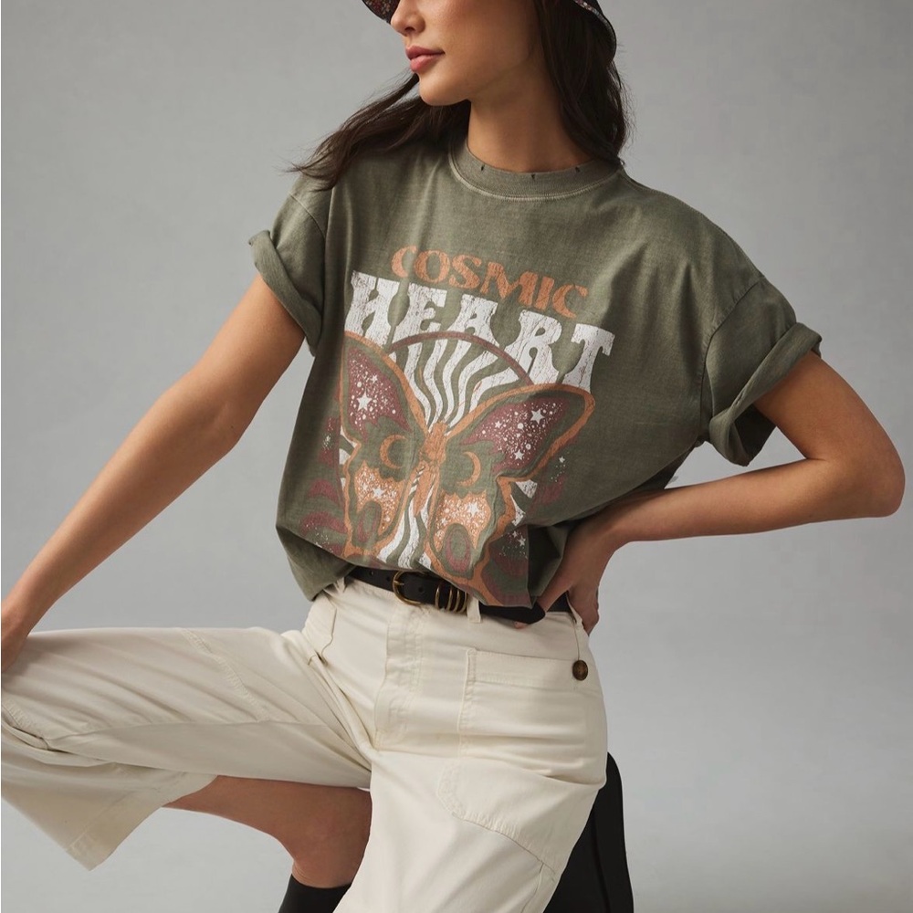 Girl Dangerous Cosmic Heart Graphic Tee